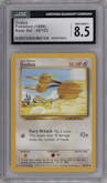 Doduo from the 1999 Pokemon set graded by CSG and given an overall grade of 8.5.