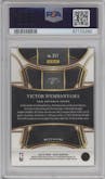 Victor Wembanyama from the 2023-24 Panini Select  set graded by PSA and given an overall grade of 10.