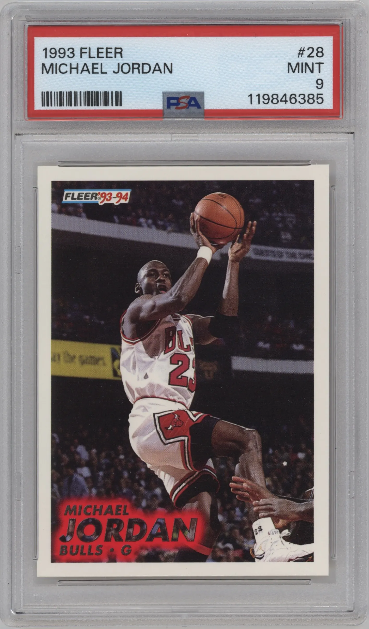 1993 Fleer Michael Jordan PSA 9