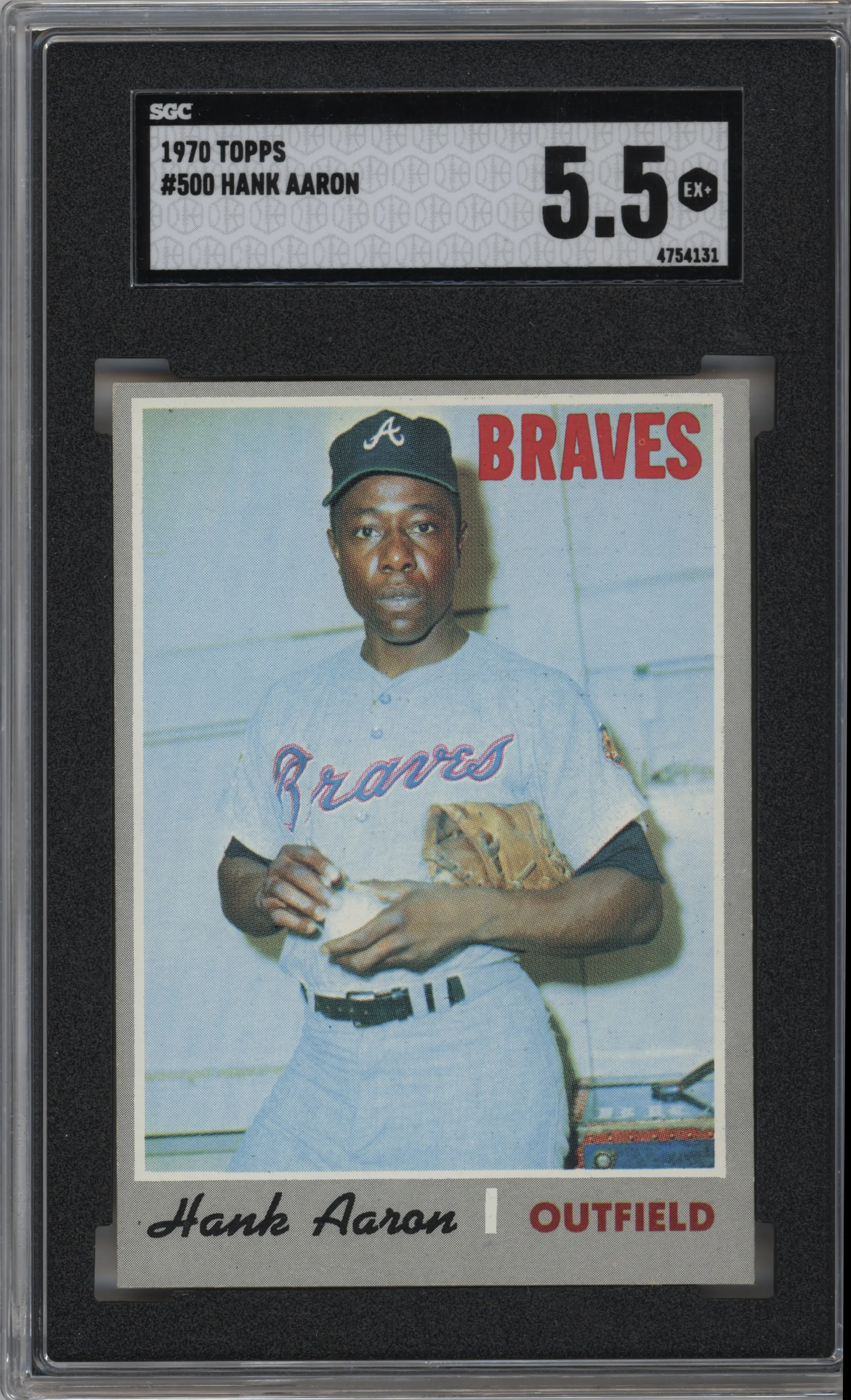 1970 Topps Hank Aaron #500 SGC 5.5