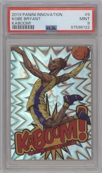Kobe Bryant from the 2013-14 Panini Innovation set graded by PSA and given an overall grade of 9.
