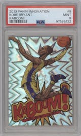 Kobe Bryant from the 2013-14 Panini Innovation set graded by PSA and given an overall grade of 9.