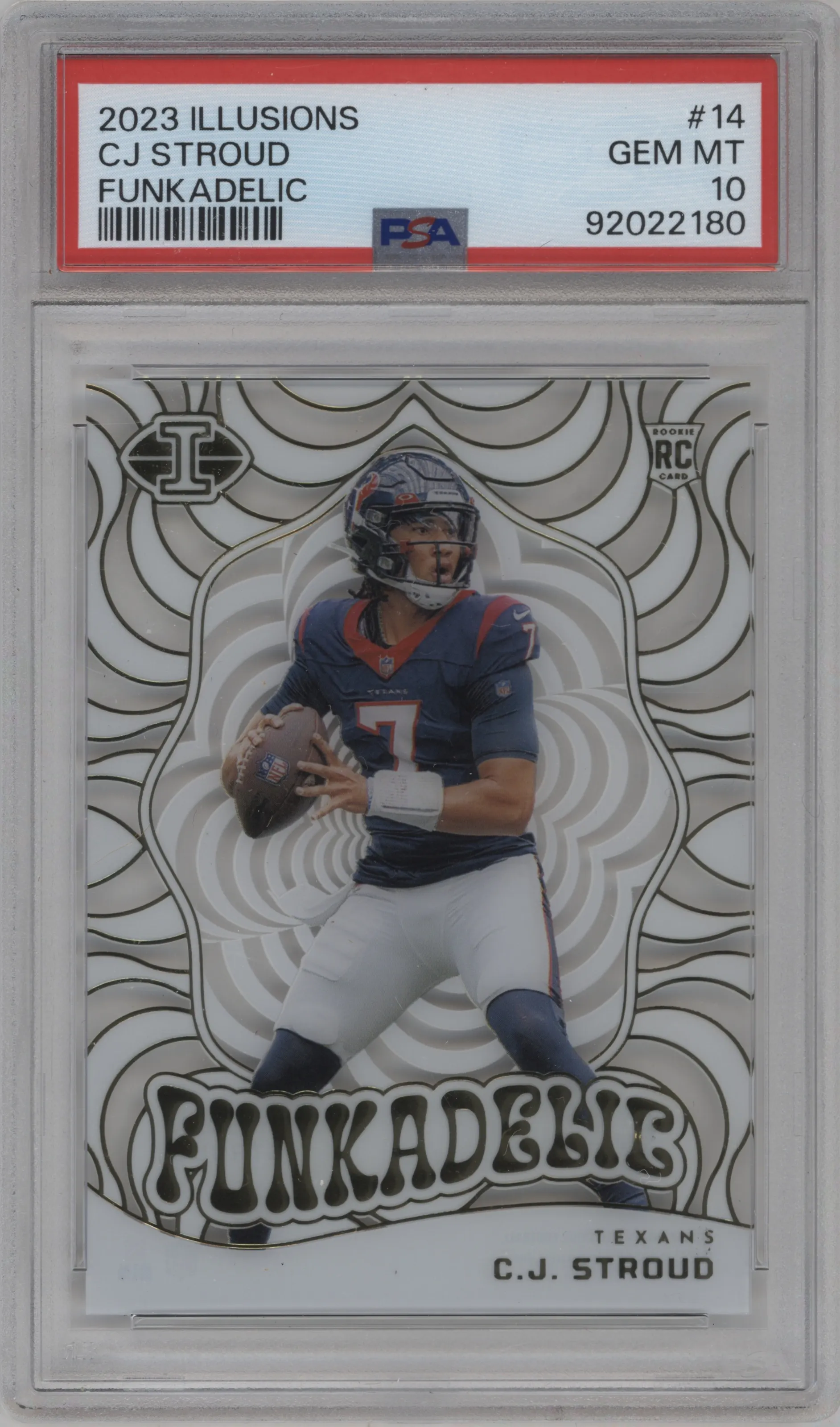 2023 Panini Illusions Funkadelic C.J. Stroud #14 PSA 10
