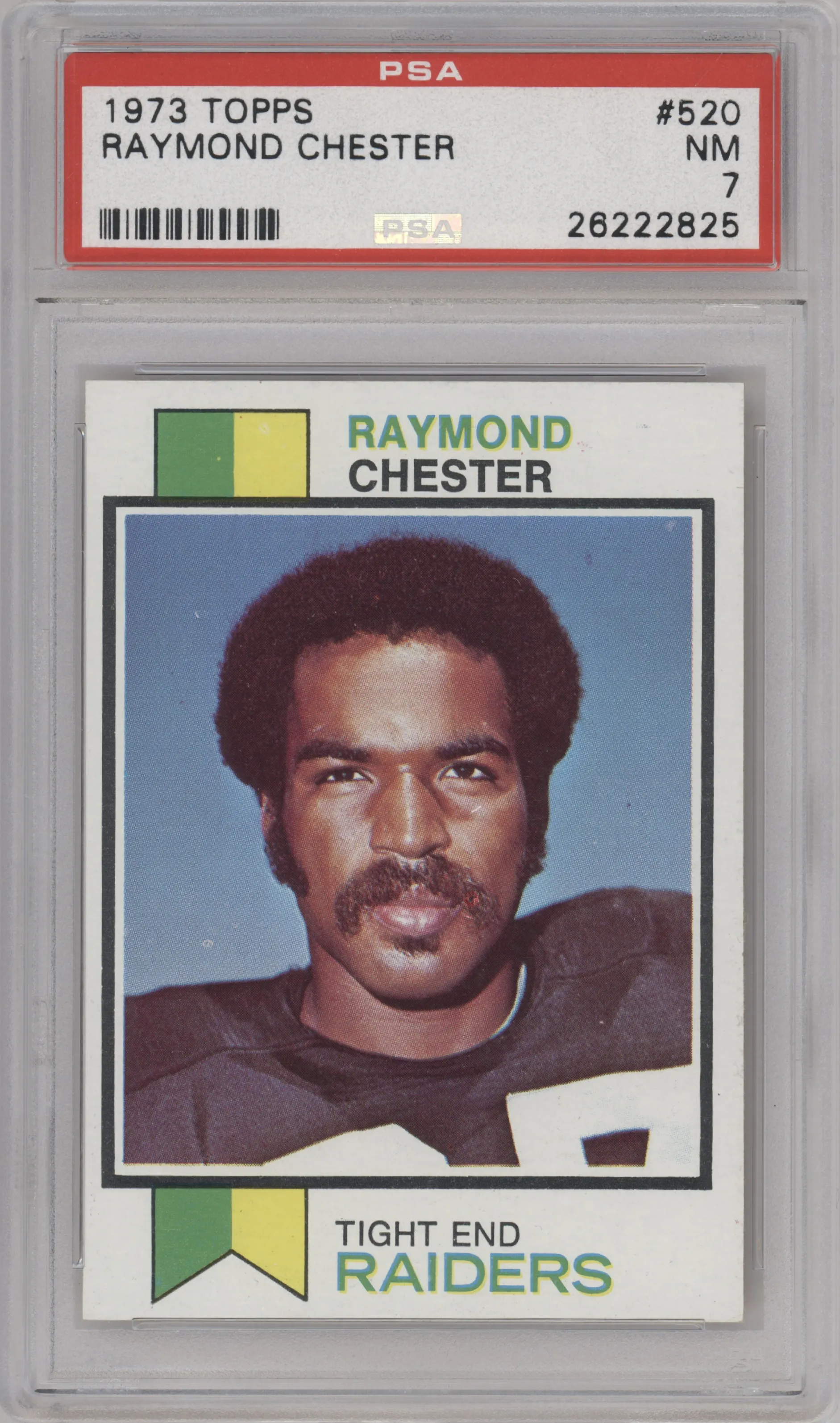 1973 Topps Raymond Chester PSA 7