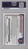 Yoeilin Cespedes from the 2024 Bowman set graded by PSA and given an overall grade of 9.
