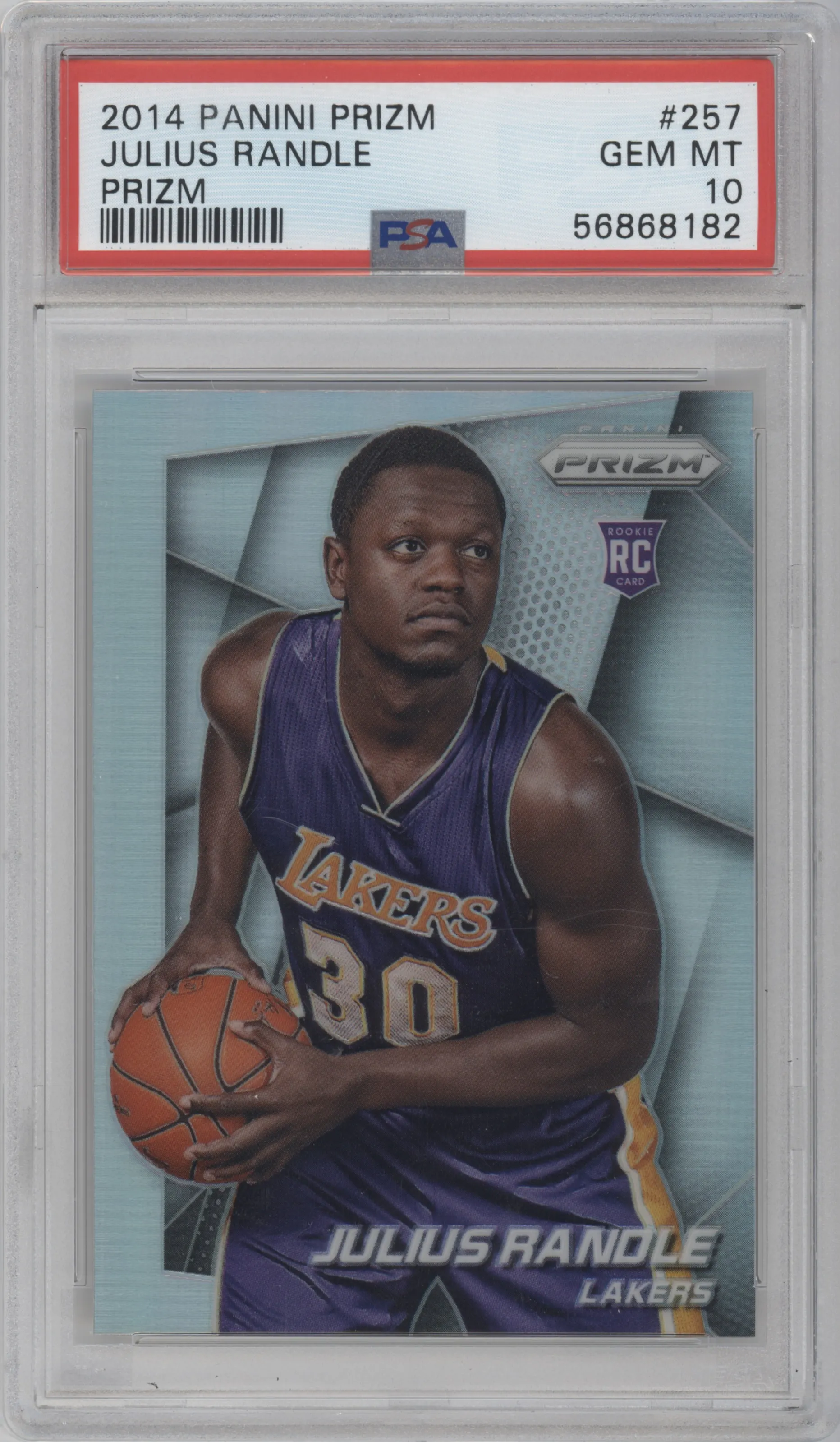 2014 Panini Prizm Julius Randle Prizm PSA 10