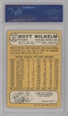 Hoyt Wilhelm from the 1968 Topps set graded by PSA and given an overall grade of 8.
