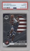 Anthony Edwards from the 2020-21 Panini Mosaic set graded by PSA and given an overall grade of 10.