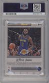 LeBron James from the 2022-23 Panini Recon set graded by PSA and given an overall grade of 9.