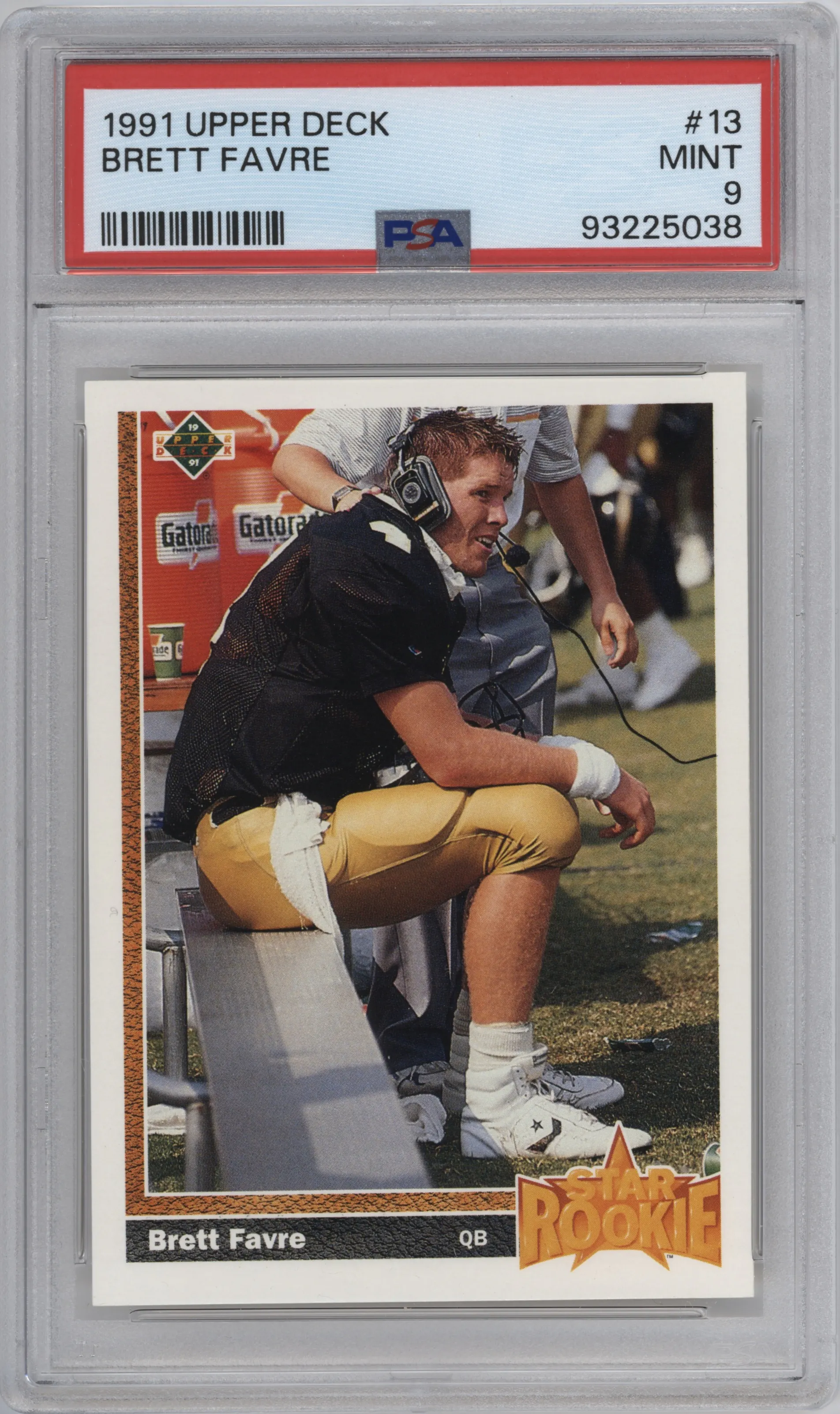 1991 Upper Deck Brett Favre #13 PSA 9