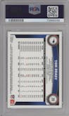  Tom Brady  from the 2011 Topps Chrome set featuring a Refractor parallel graded by PSA and given an overall grade of 9.