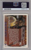 Kobe Bryant  from the 1996-97 Topps set graded by PSA and given an overall grade of 9.