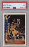 Kobe Bryant  from the 1996-97 Topps set graded by PSA and given an overall grade of 9.