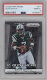 Geno Smith from the 2013 Panini Prizm set graded by PSA and given an overall grade of 10.