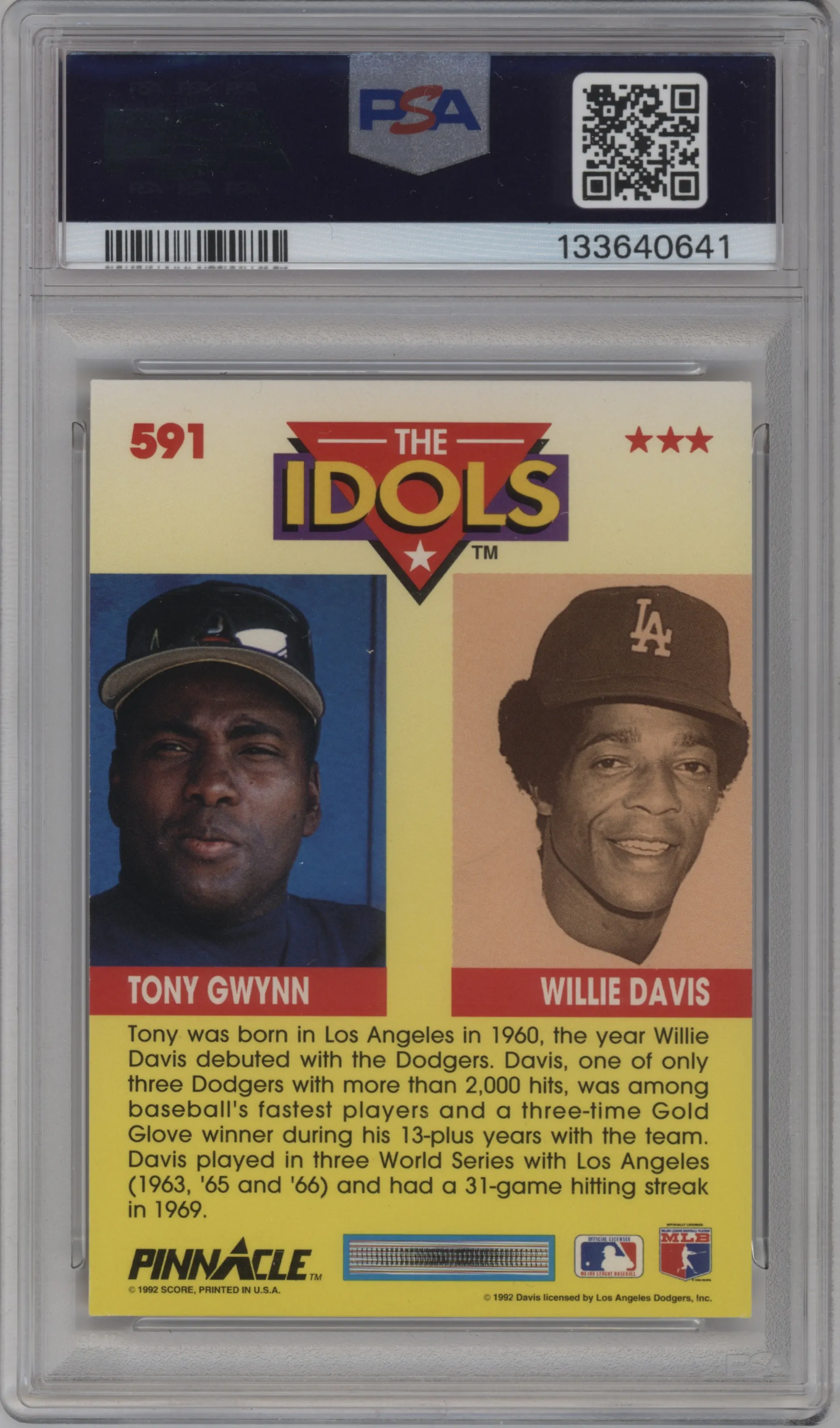 Tony Gwynn / Willie Davis