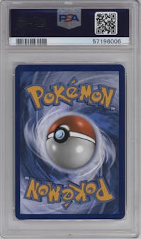 Shining Mew from the 2017 Pokemon S&M set graded by PSA and given an overall grade of 9.