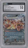 Charizard ex from the 2024 Pokemon SV set graded by CSG and given an overall grade of 10.