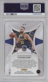 Stephen Curry from the 2023-24 Panini Mosaic set graded by PSA and given an overall grade of 10.