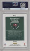 Tom Brady from the 2020 Panini Donruss Optic set graded by PSA and given an overall grade of 8.