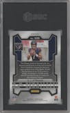 C.J. Stroud from the 2023 Panini Prizm set featuring a Green Wave  parallel graded by SGC and given an overall grade of 9.5.
