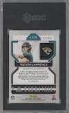 Trevor Lawrence from the 2021 Panini Prizm set graded by SGC and given an overall grade of 10.
