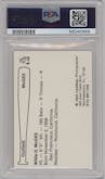 Willie McGee from the 1980 Nashville Sounds set graded by PSA and given an overall grade of 9.