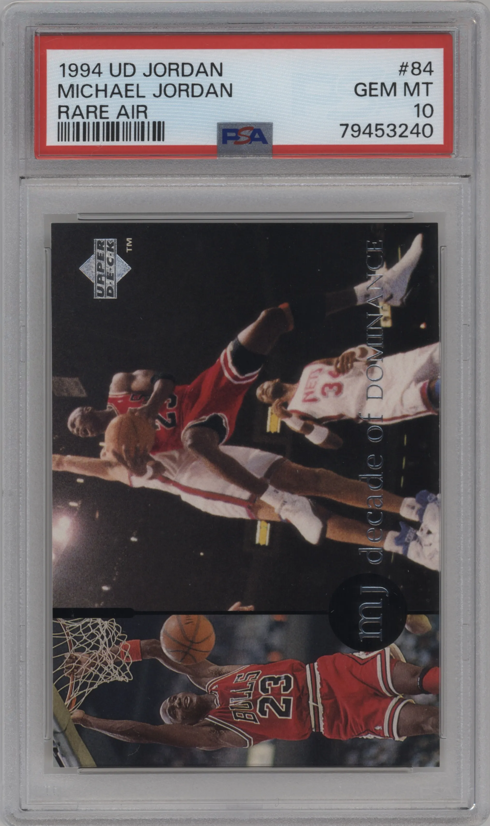 1994 Upper Deck Jordan Rare Air Michael Jordan #84 PSA 10