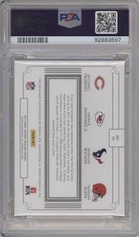 MT/PM/DW/DK from the 2017 Panini National Treasures set graded by PSA and given an overall grade of 10.