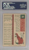Bobby Richardson from the 1959 Topps set graded by PSA and given an overall grade of 8.