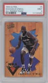 Shaquille O'Neal from the 1993-94 Fleer Ultra set graded by PSA and given an overall grade of 9.