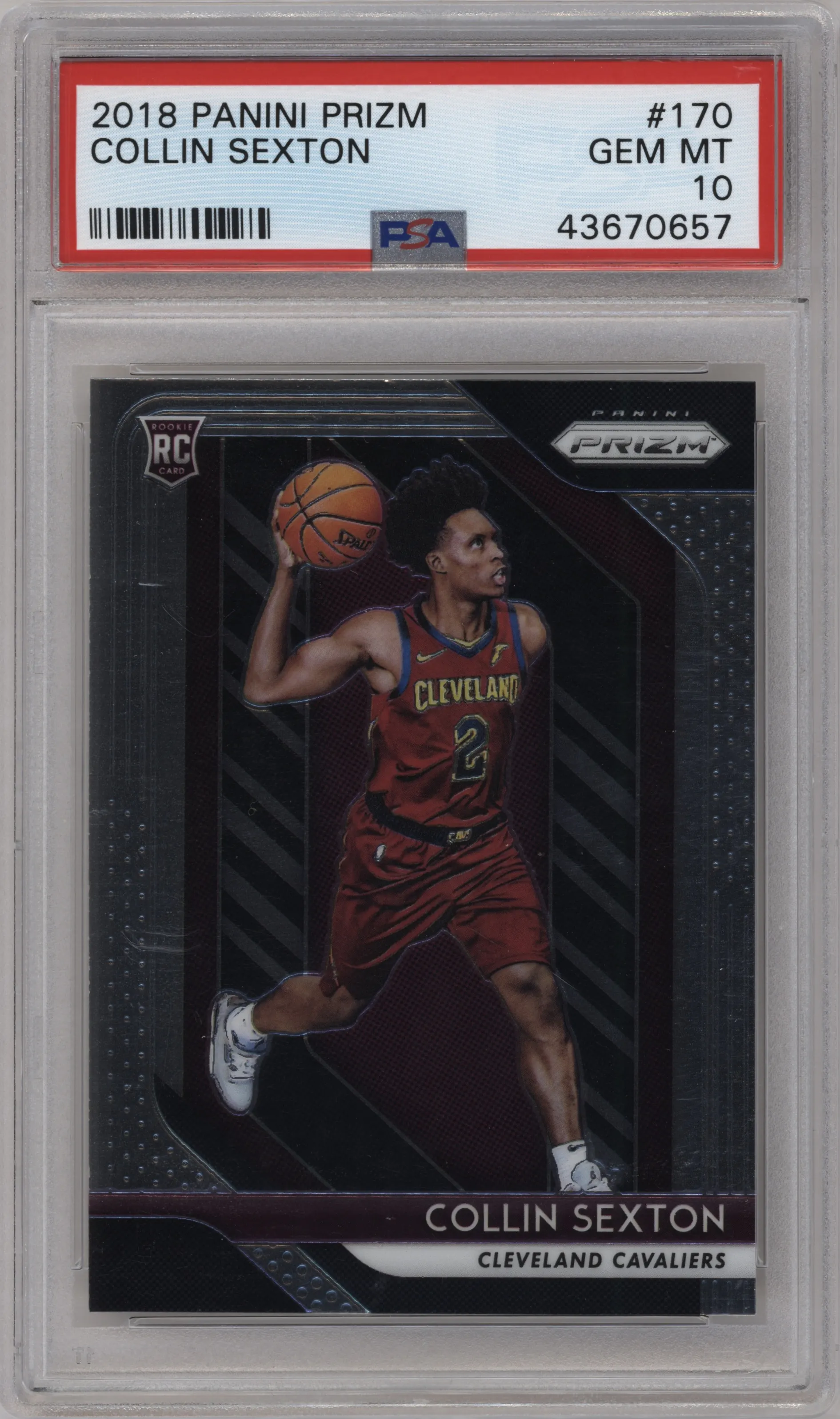 2018 Panini Prizm Collin Sexton #170 PSA 10