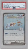 Eiscue ex from the 2023 Pokemon SV set graded by PSA and given an overall grade of 7.