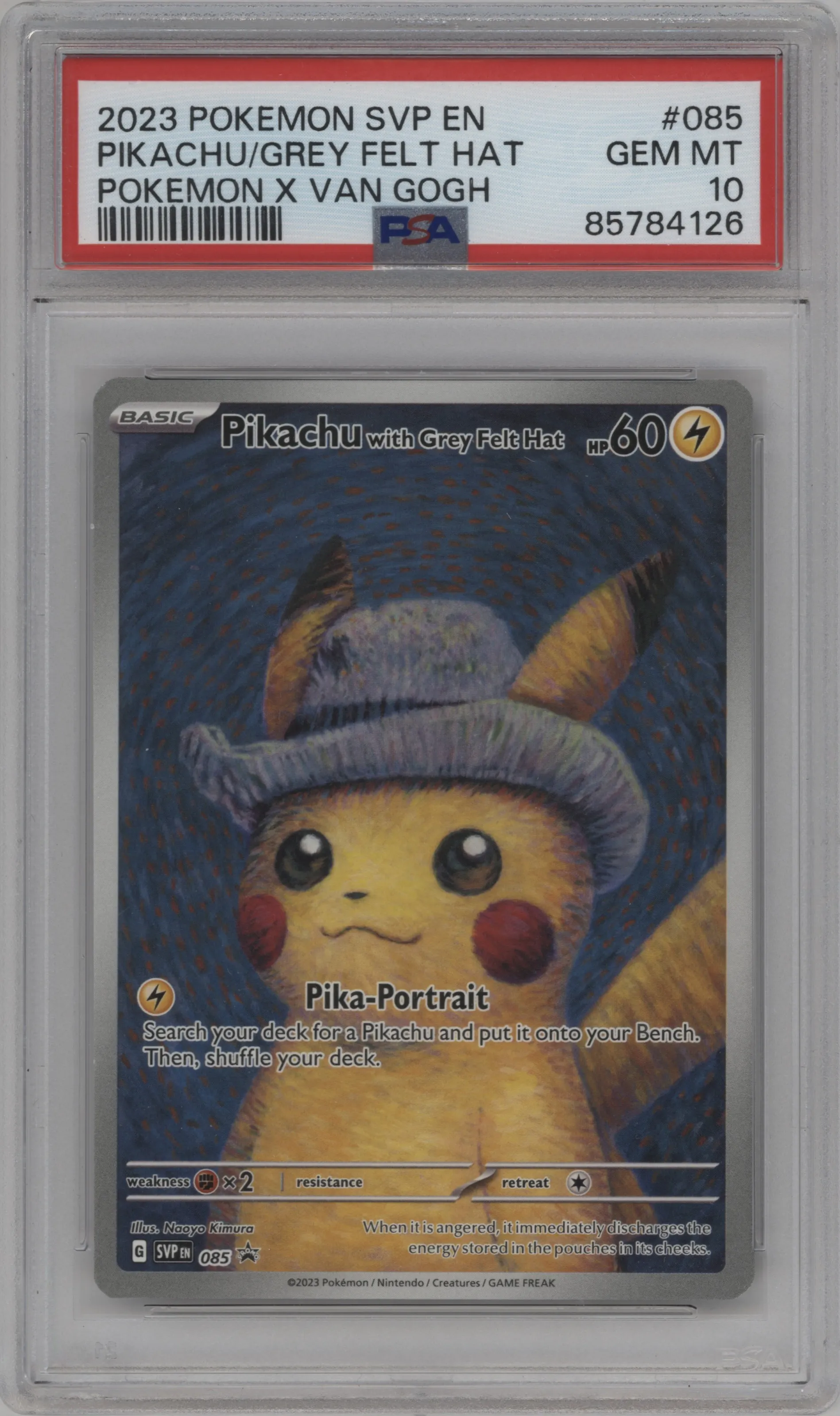 Pikachu with Grey Felt Hat