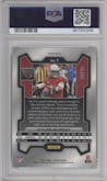 Kyler Murray from the 2023 Panini Prizm set featuring a Red Shimmer parallel graded by PSA and given an overall grade of 10.