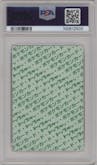 Bulbasaur from the  1997 Pokemon Topsun JPN set featuring a Green Back parallel graded by PSA and given an overall grade of 6.