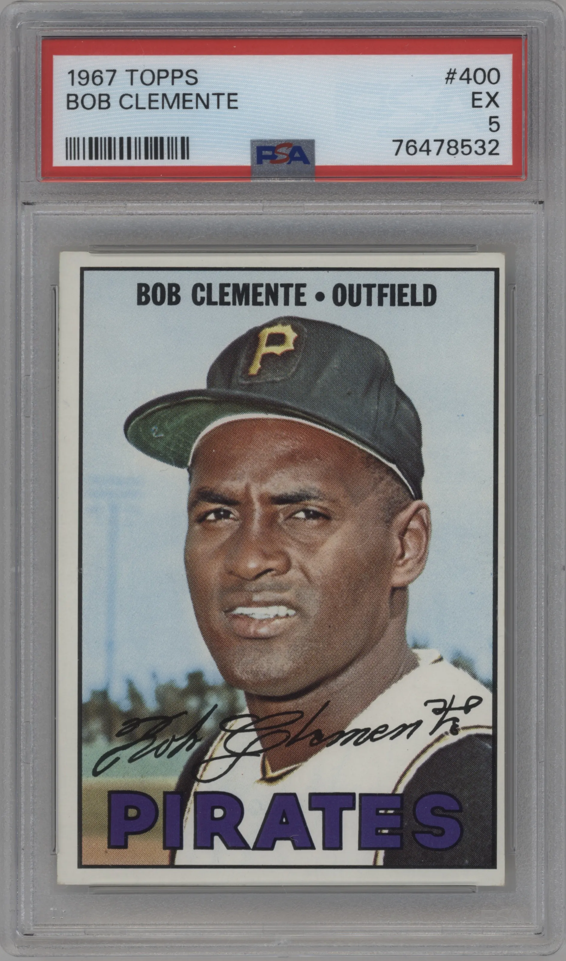 1967 Topps Bob Clemente #400 PSA 5