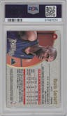Kevin Garnett from the 1997-98 Bowman's Best set featuring a Atomic Refractor parallel graded by PSA and given an overall grade of 9.