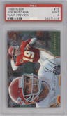 Joe Montana from the 1995 Fleer set graded by PSA and given an overall grade of 9.
