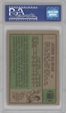 John Elway from the 1984 Topps set graded by PSA and given an overall grade of 8.