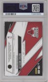 Matas Buzelis from the 2024-25 Panini Prizm set graded by PSA and given an overall grade of 9.