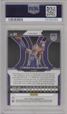 Tyrese Haliburton from the 2020-21 Panini Prizm set featuring a Orange Ice parallel graded by PSA and given an overall grade of 10.