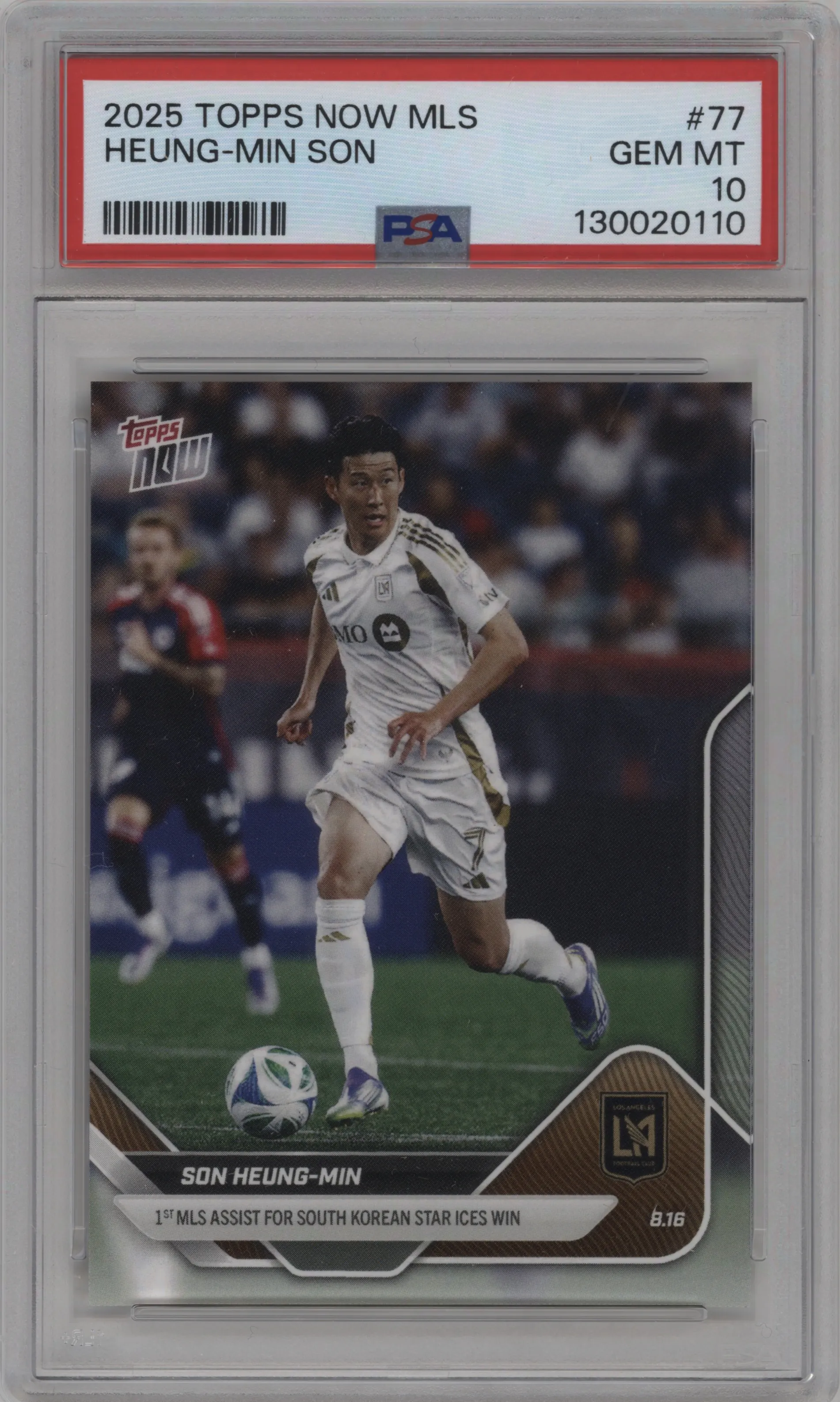 2025 Topps Now MLS Son Heung-Min PSA 10