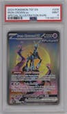 Iron Crown EX from the 2024 Pokemon SV set graded by PSA and given an overall grade of 9.