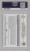 Jackson Chourio from the 2024 Topps Chrome set graded by PSA and given an overall grade of 10.