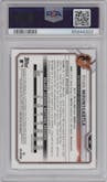 Ryan Mountcastle from the 2021 Bowman Chrome Sapphire set graded by PSA and given an overall grade of 10.