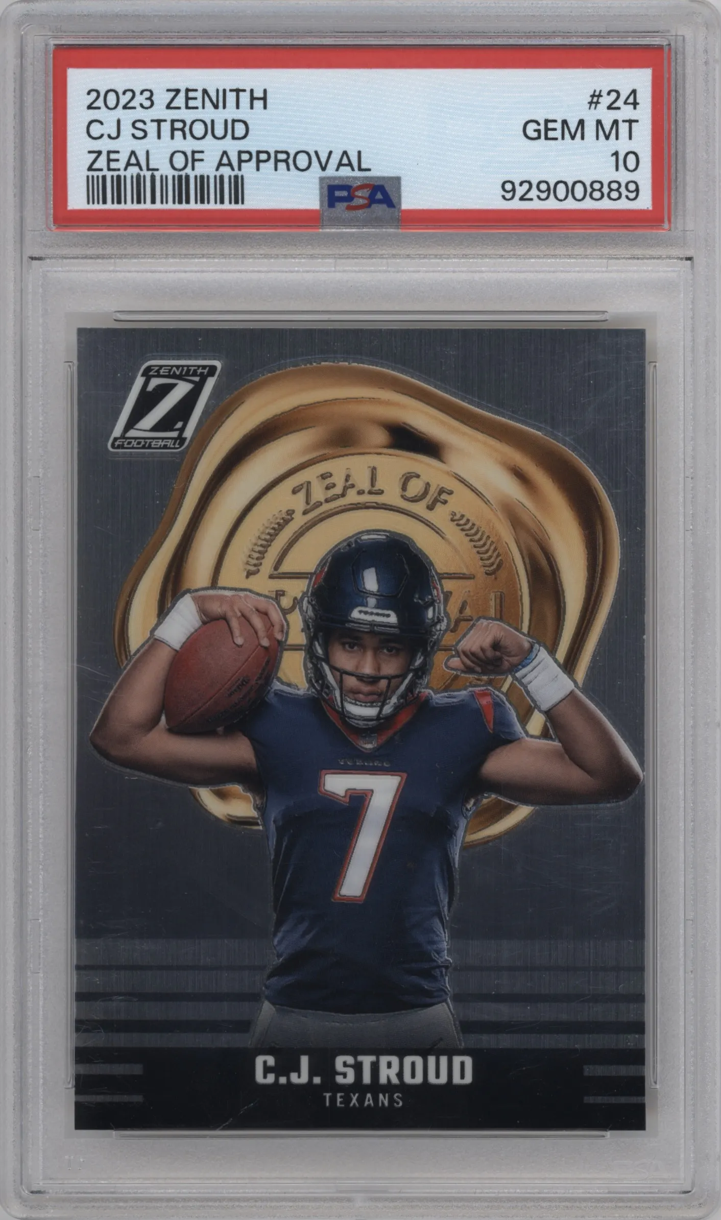 2023 Panini Zenith Zeal of Approval C.J. Stroud #24 PSA 10