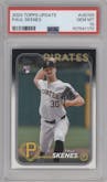 Paul Skenes from the 2024 Topps Update set graded by PSA and given an overall grade of 10.