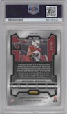 Michael Wilson from the 2023 Panini Prizm set featuring a Gold Prizm parallel graded by PSA and given an overall grade of 10.