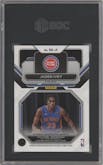 Jaden Ivey from the 2022-23 Panini Prizm  set featuring a Silver Prizm parallel graded by SGC and given an overall grade of 8.
