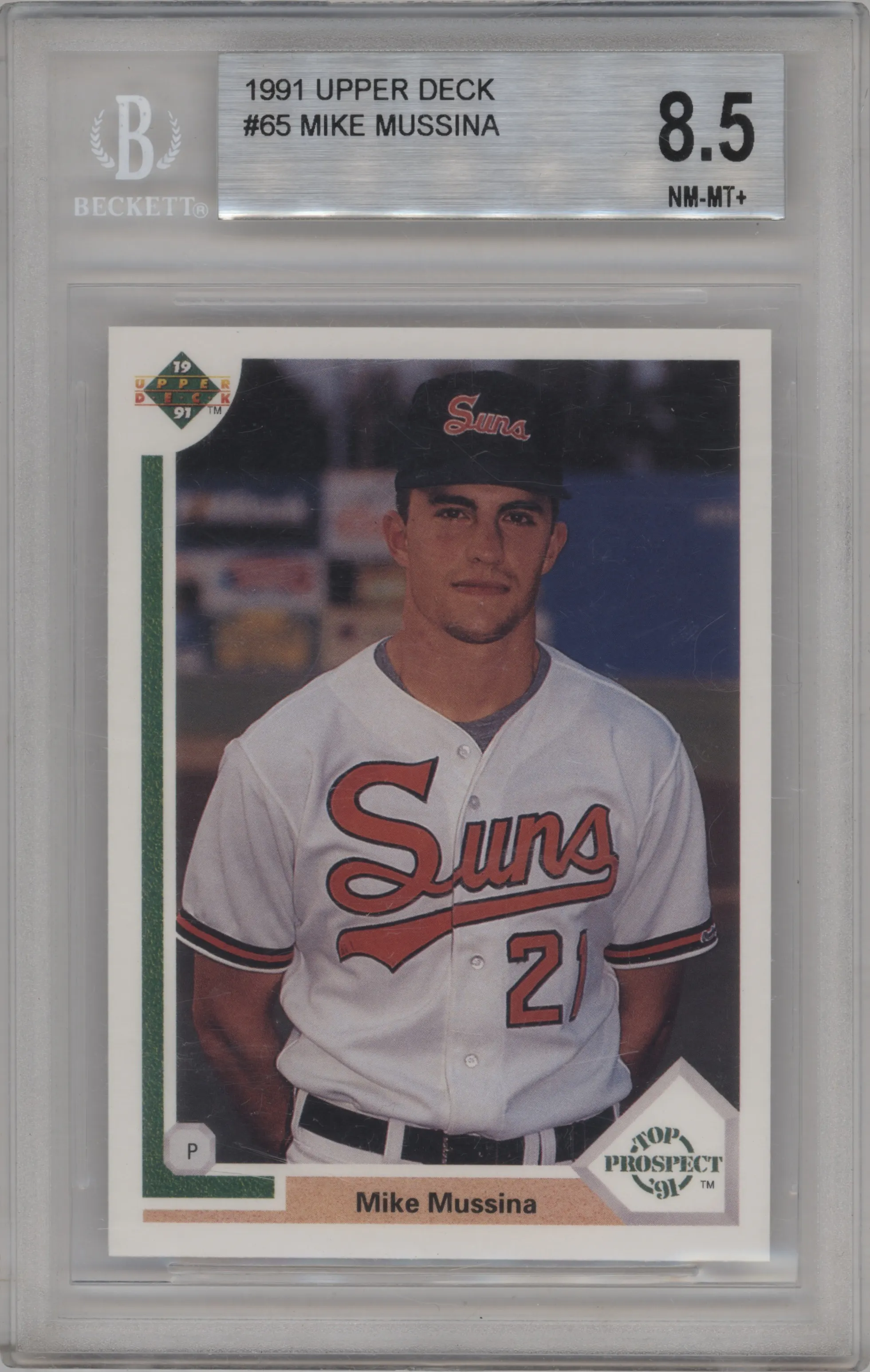 1991 Upper Deck Mike Mussina BGS 8.5